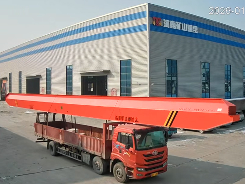 電動單梁起重機 LD10t-26.66m 制作完成 裝車發(fā)出